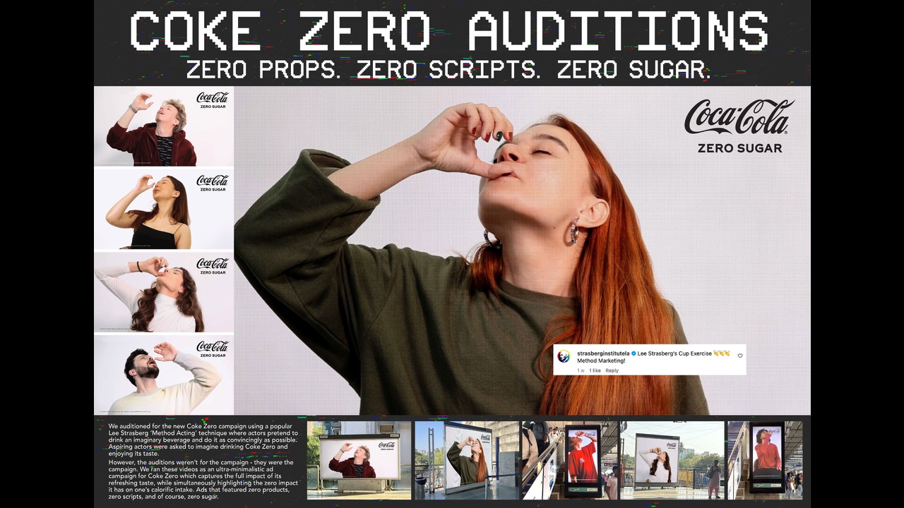 Coke Zero Auditions