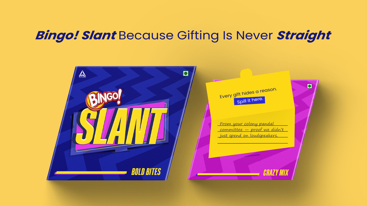 Bingo! Slant - Because gifting is never straight