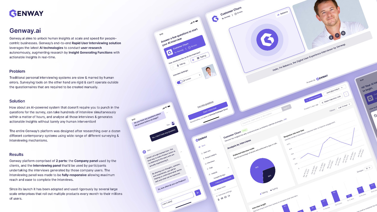 Genway - Ai powered User Data Insights Gathering Platform At Scale